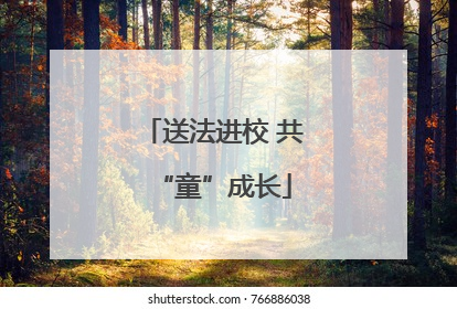 送法进校 共“童”成长