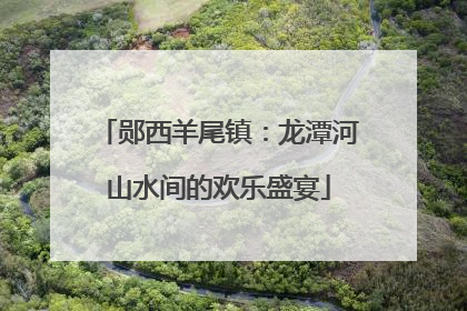 郧西羊尾镇：龙潭河山水间的欢乐盛宴
