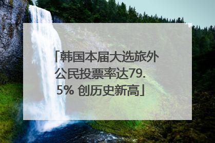韩国本届大选旅外公民投票率达79.5% 创历史新高