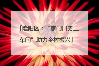 隆阳区：“家门口务工车间”助力乡村振兴