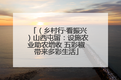 （乡村行·看振兴）山西屯留：设施农业助农增收 五彩椒带来多彩生活