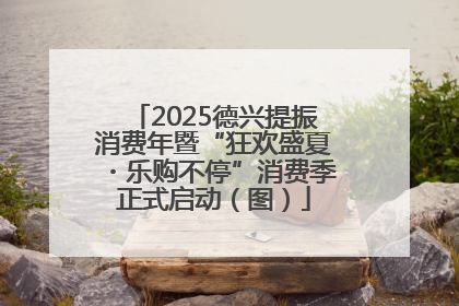 2025德兴提振消费年暨“狂欢盛夏・乐购不停”消费季正式启动（图）