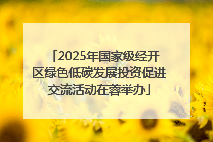 2025年国家级经开区绿色低碳发展投资促进交流活动在蓉举办