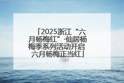 2025浙江“六月杨梅红”·仙居杨梅季系列活动开启 六月杨梅正当红
