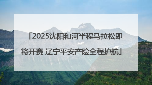 2025沈阳和河半程马拉松即将开赛 辽宁平安产险全程护航