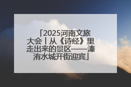 2025河南文旅大会丨从《诗经》里走出来的景区——溱洧水城开街迎宾