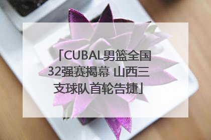 CUBAL男篮全国32强赛揭幕 山西三支球队首轮告捷