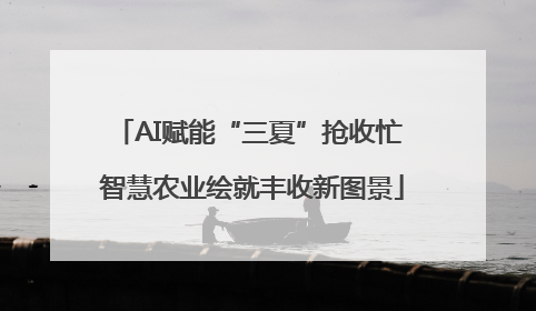AI赋能“三夏”抢收忙 智慧农业绘就丰收新图景